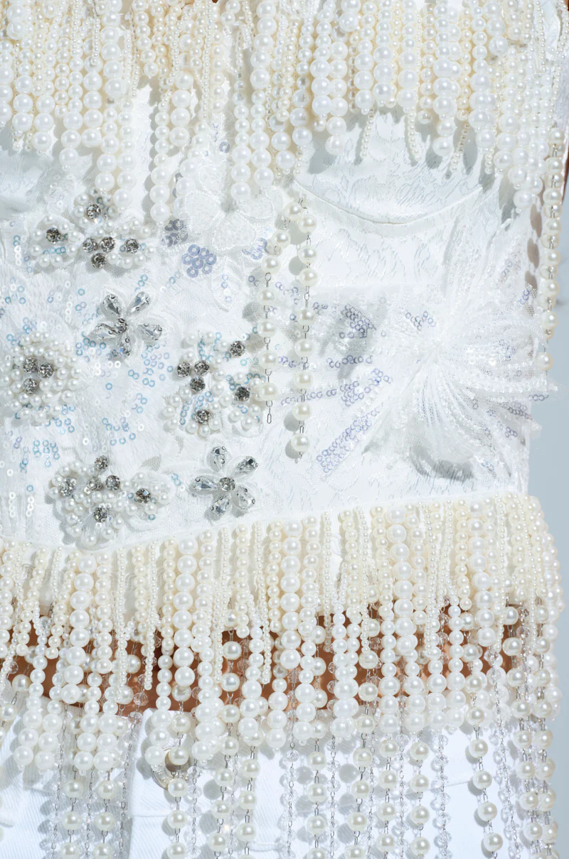 BOLD FRINGE PEARL TOP - Image 8