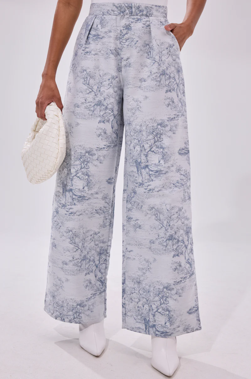 BOOKED N BUSY JACQUARD TROUSER - Image 3