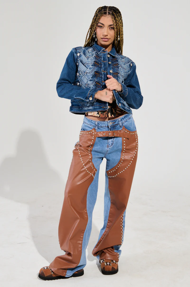 BOTTOMS UP DENIM JACKET - Image 5