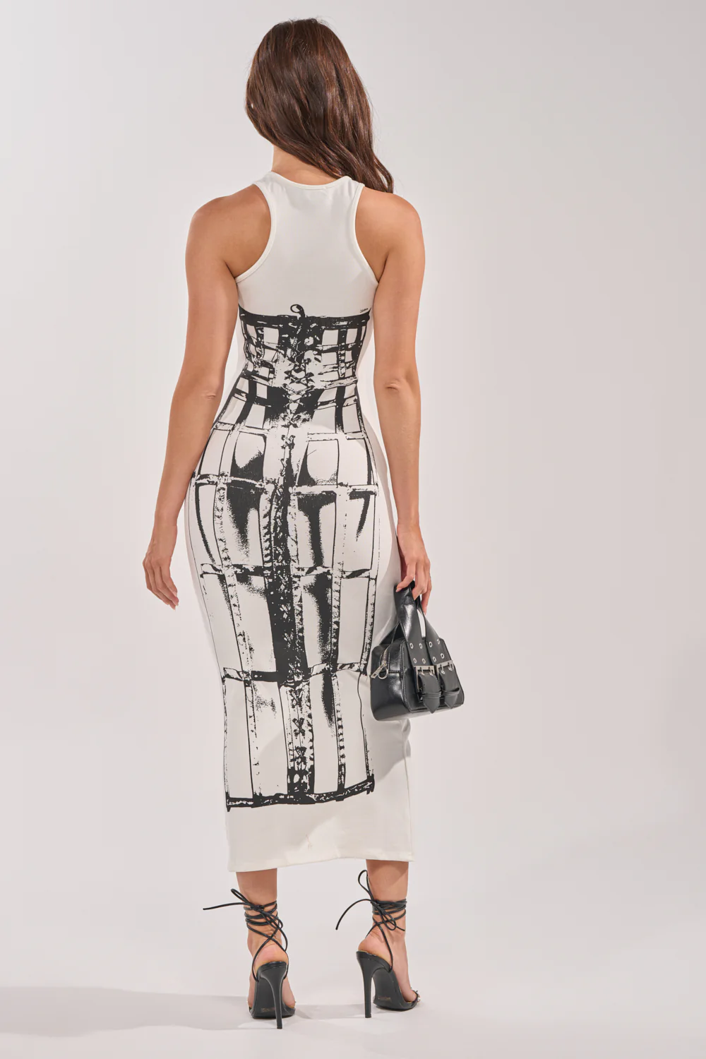 BREAK FREE PRINTED MIDI DRESS - Image 5