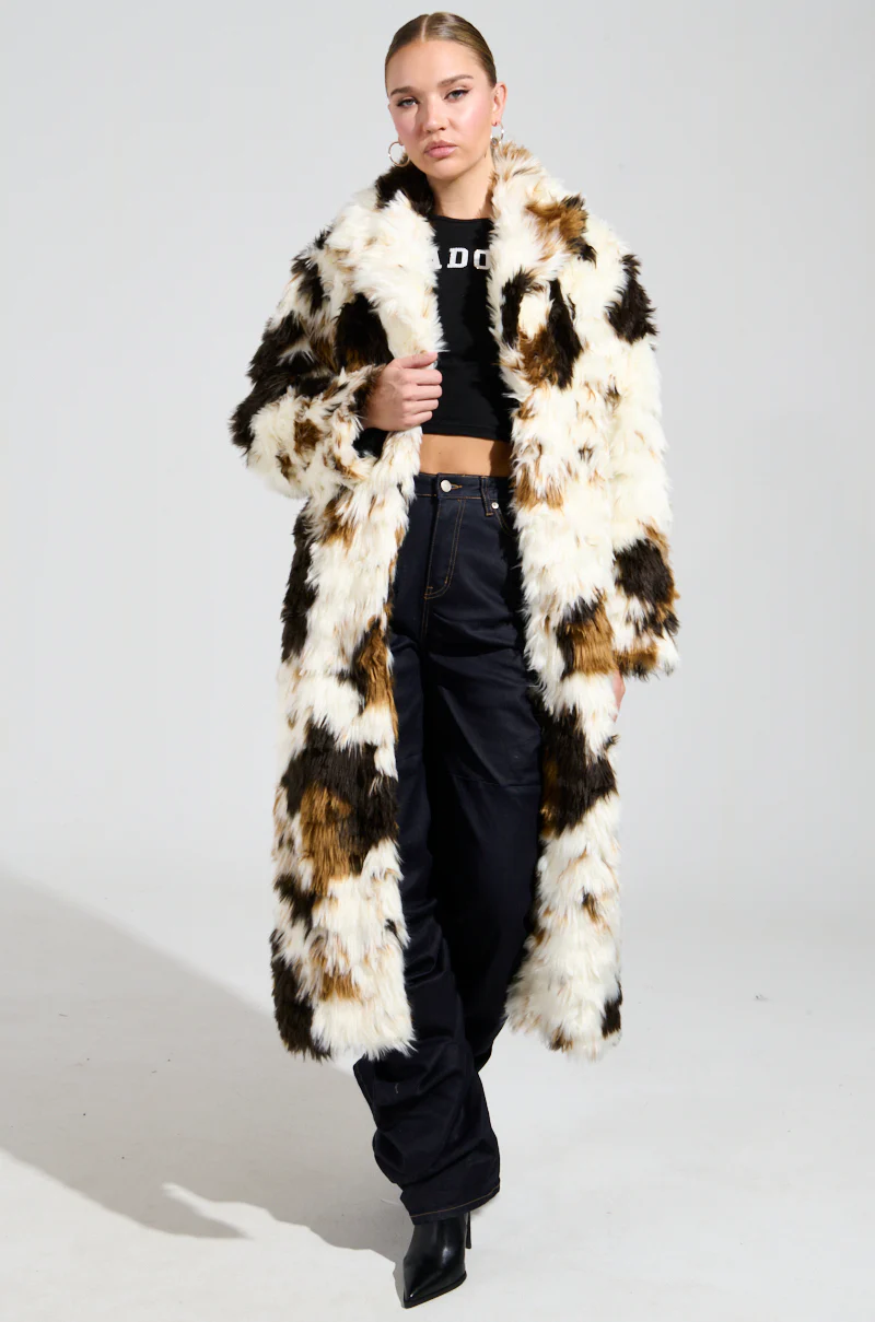 BRONX FAUX FUR COAT - Image 3