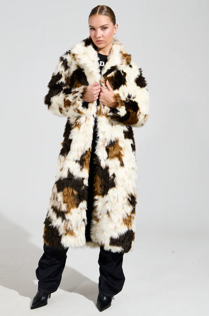 BRONX FAUX FUR COAT - Image 4