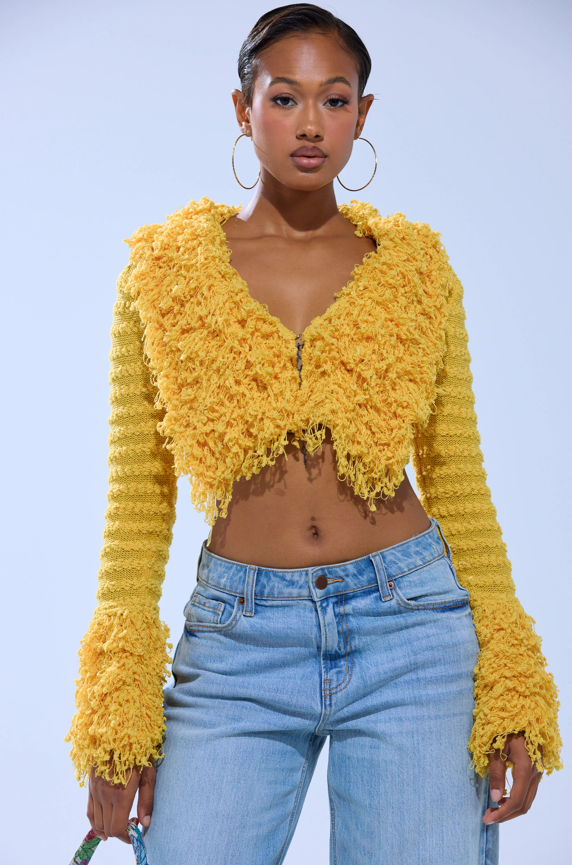 SUNSHINE QUEEN FRINGE SWEATER - Image 2