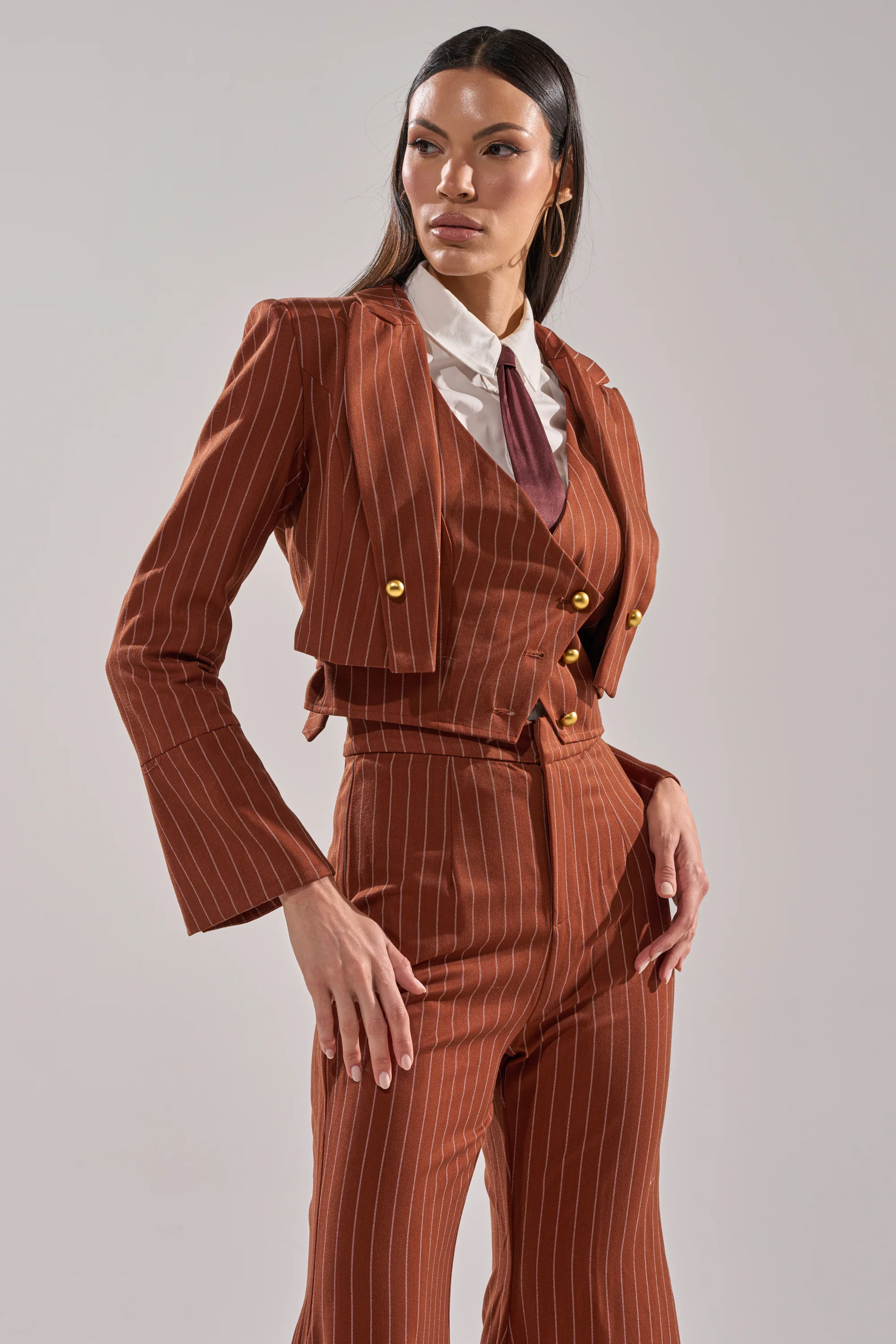 BUSINESS FIRST STRIPE BLAZER - Image 3