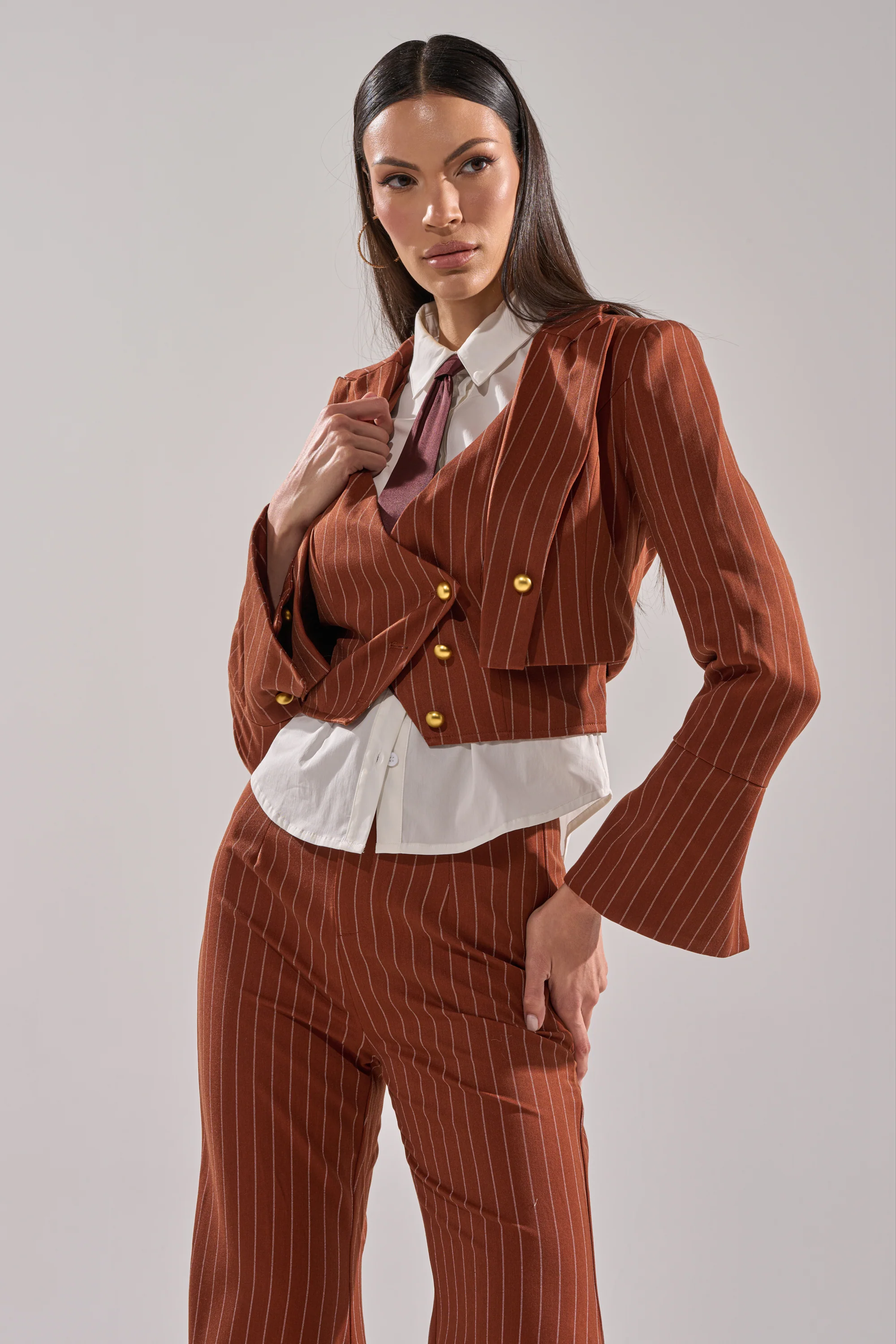 BUSINESS FIRST STRIPE BLAZER - Image 4