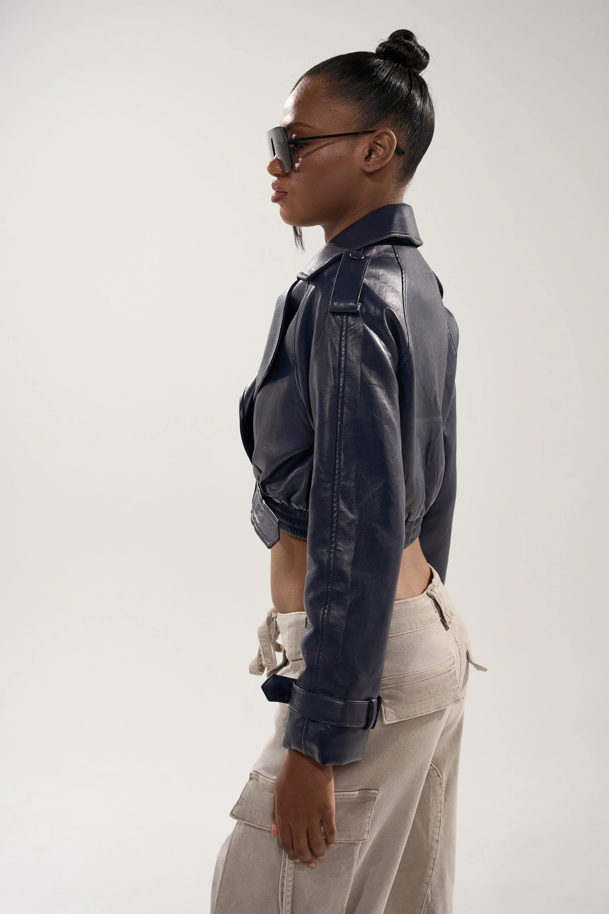 BUTTER LUXE MOTO IN NAVY - Image 5