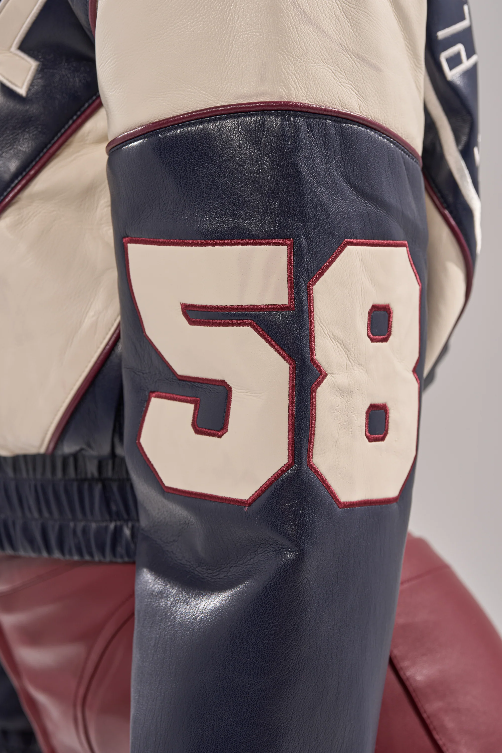 BUTTER LUXE VARSITY BOMBER - Image 11