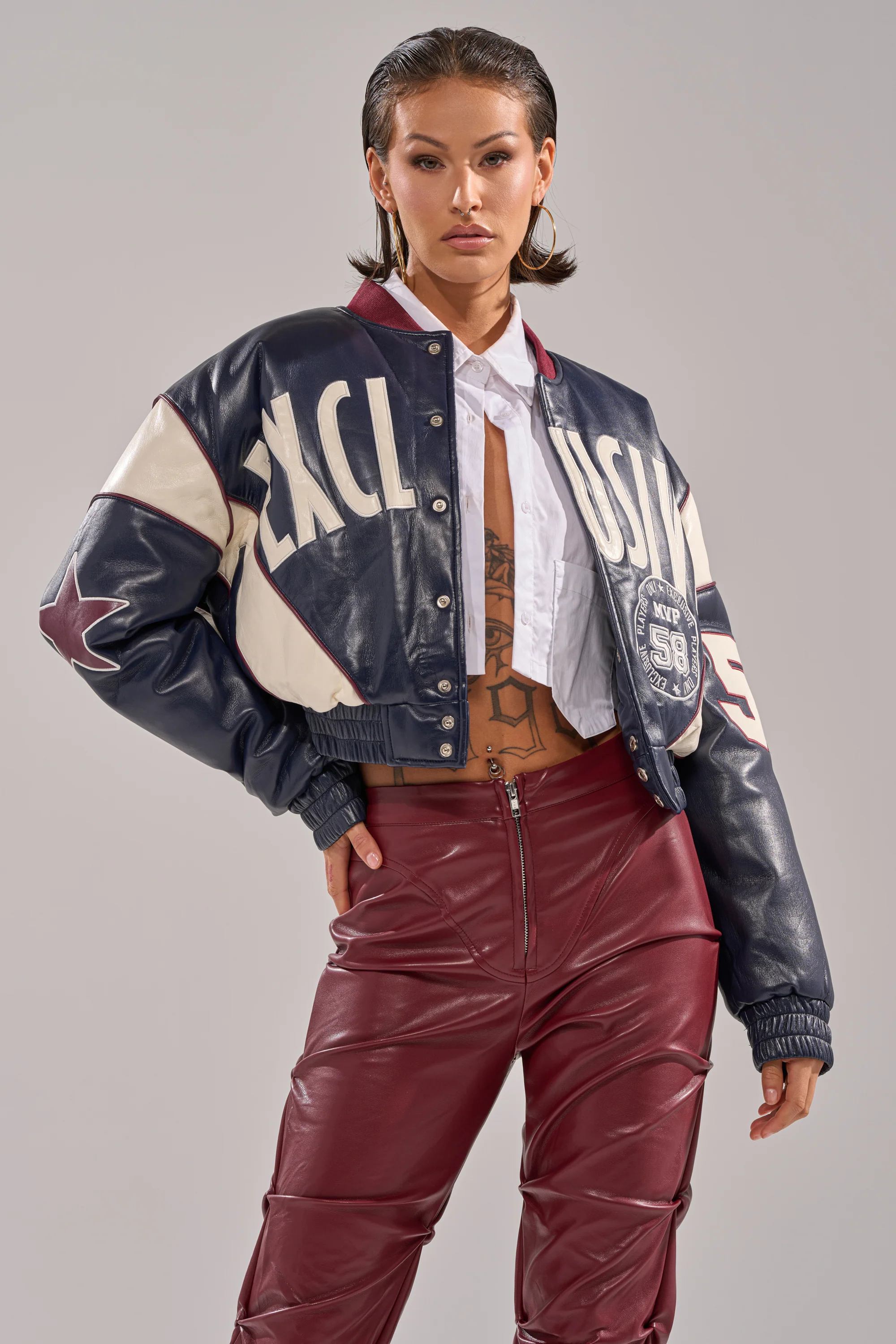 BUTTER LUXE VARSITY BOMBER - Image 2