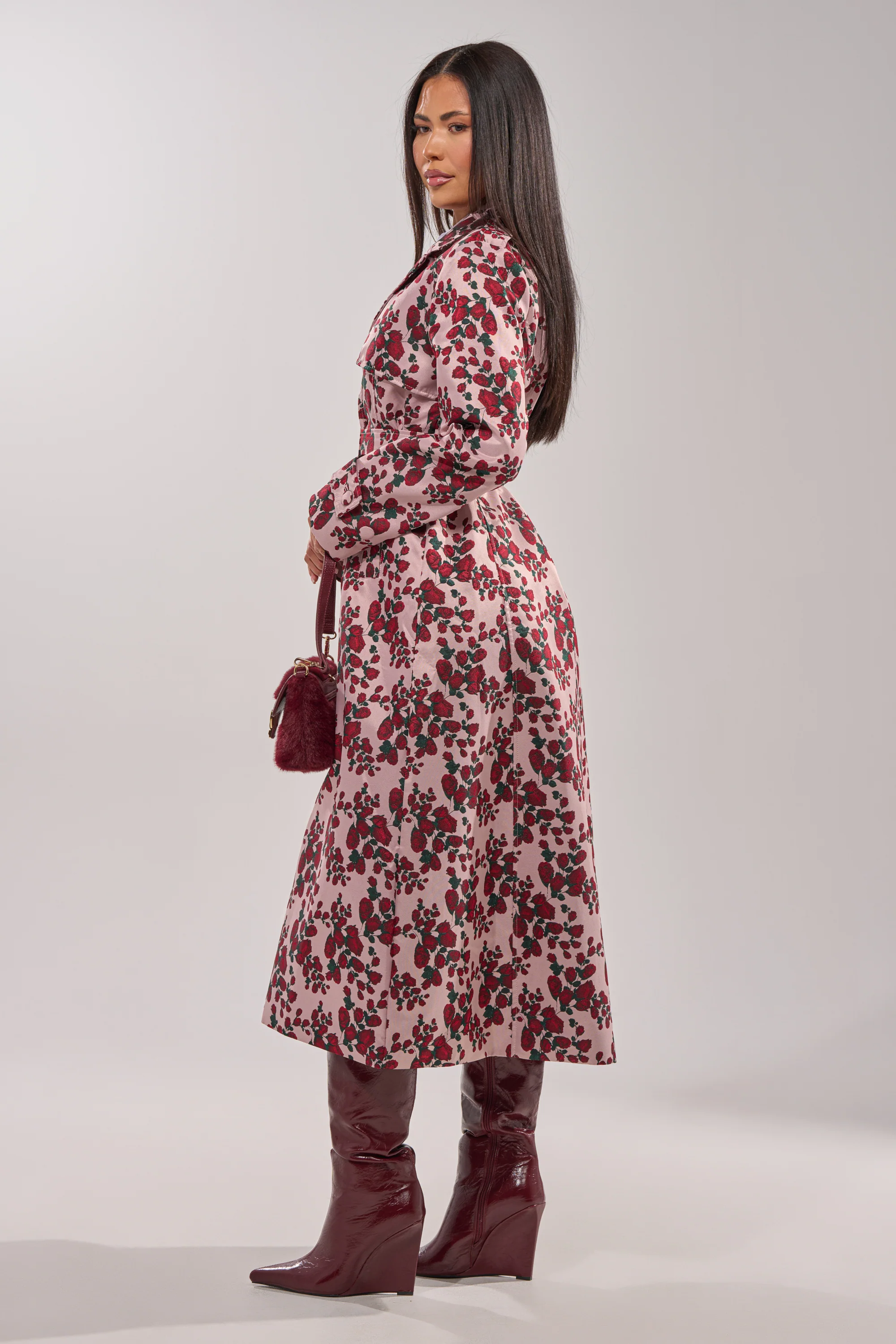 BUY ME ROSES JACQUARD TRENCH - Image 9