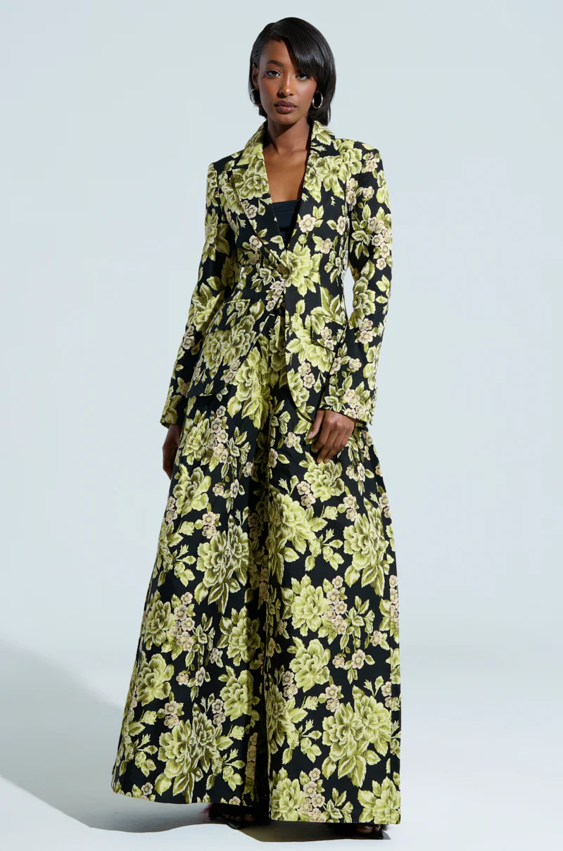 BUY MYSELF FLOWERS BROCADE TROUSER - Image 7