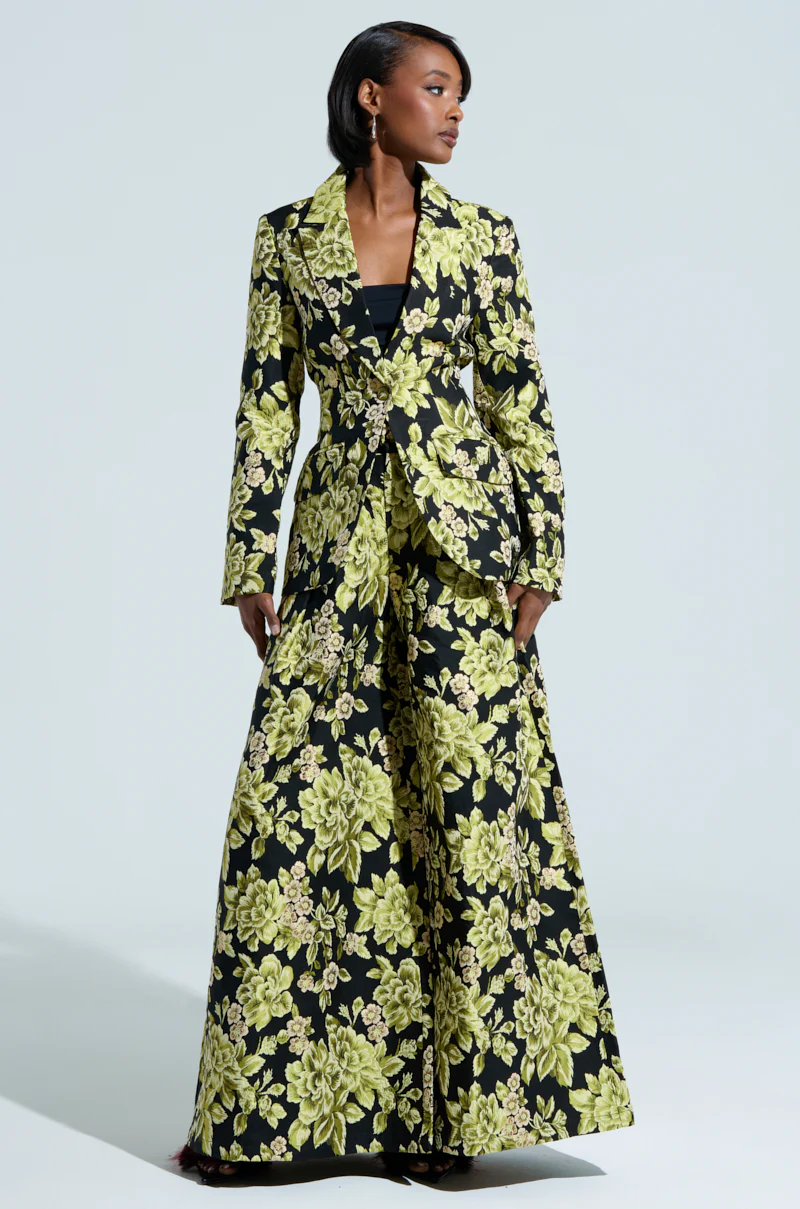 BUY MYSELF FLOWERS BROCADE TROUSER - Image 8