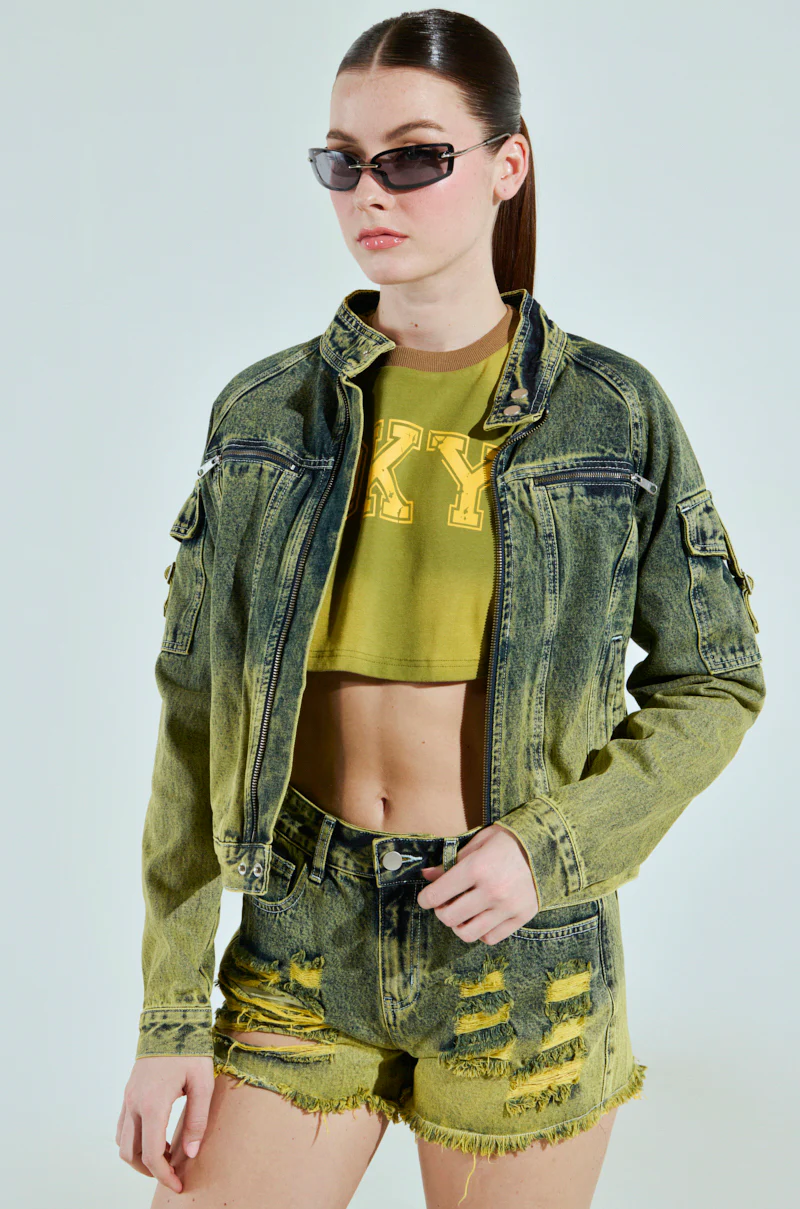 CALL ME CRAZY DENIM MOTO - Image 3