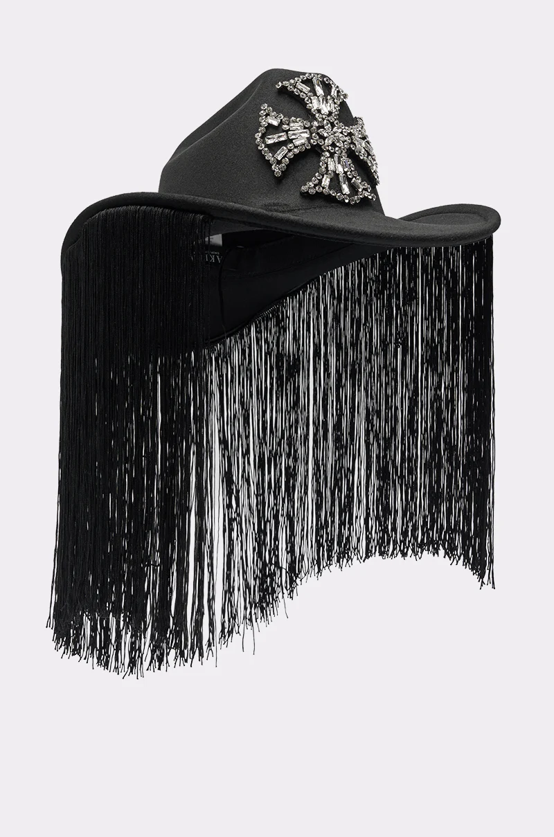 CALL MY HATERS FINGE BRIM HAT - Image 4