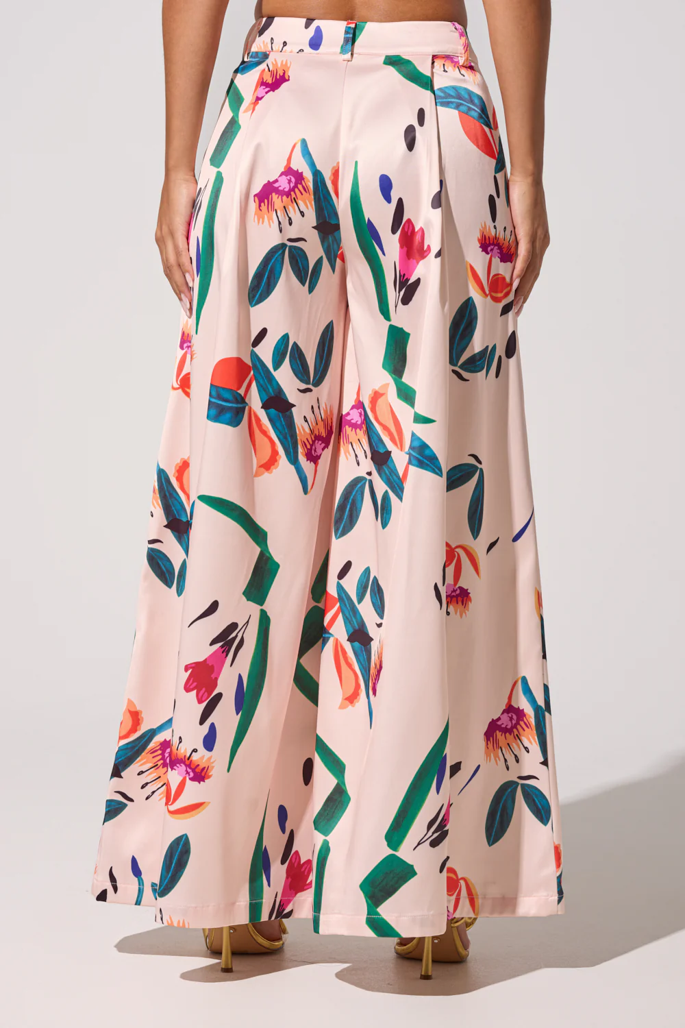 CANDY RAIN SATIN WIDE LEG PANT - Image 6