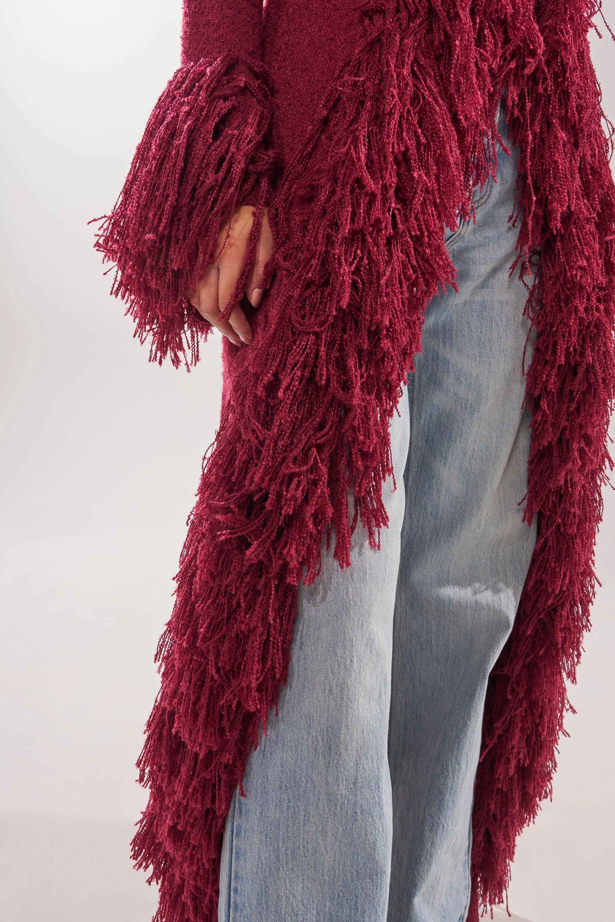 CAN'T GET ENOUGH FRINGE CARDIGAN - Image 10
