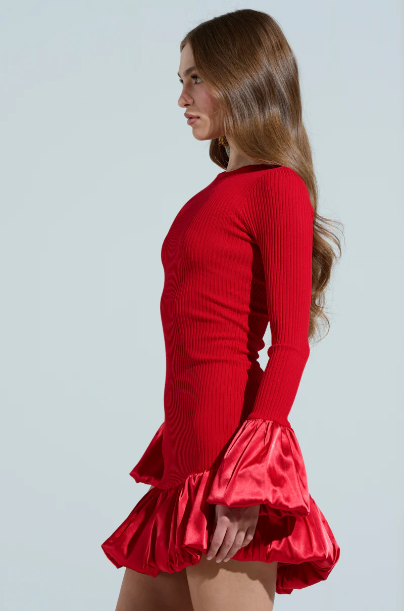 CAN'T MISS ME KNIT MINI DRESS - Image 4
