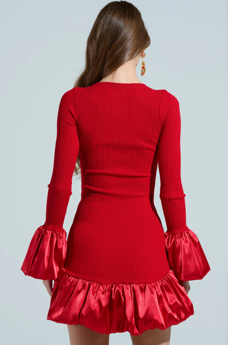 CAN'T MISS ME KNIT MINI DRESS - Image 5