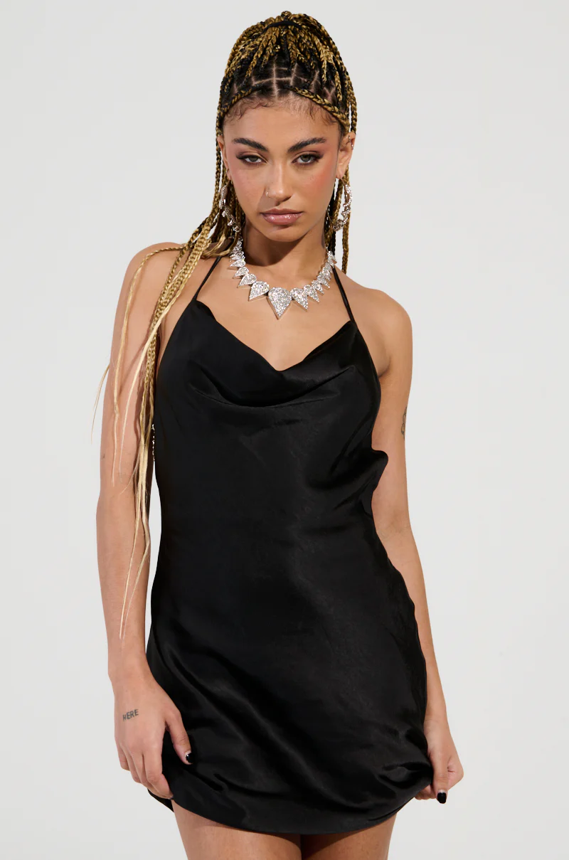 CANT REACH ME SLINKY MINI DRESS - Image 3