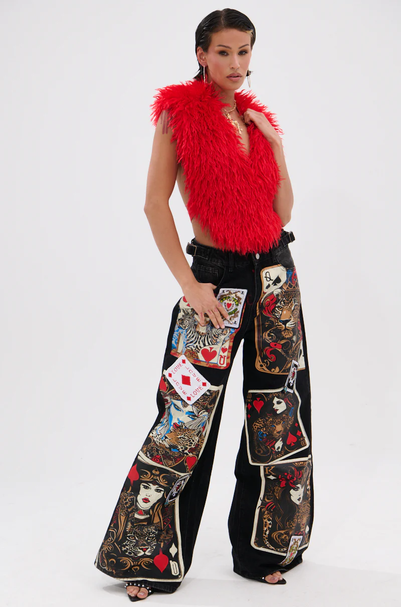 CARLA FAUX FUR HALTER TOP - Image 7
