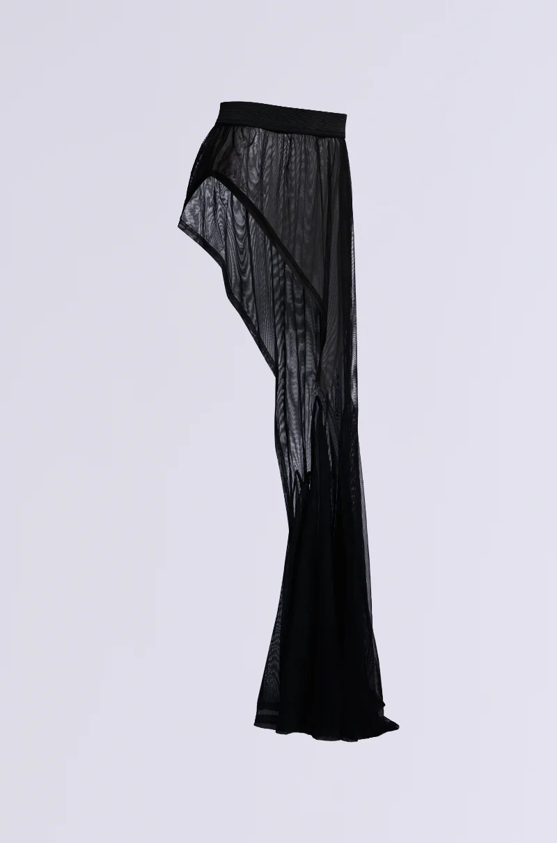 CATCH ME ON A FLIGHT MESH BELT SKIRT - Image 5