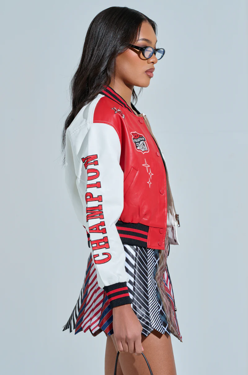 CHAMPIONS LEAGUE FAUX LEATHER BOMBER - Image 6