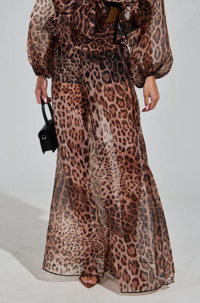 CHEETAH GIRL PALAZZO PANT - Image 3