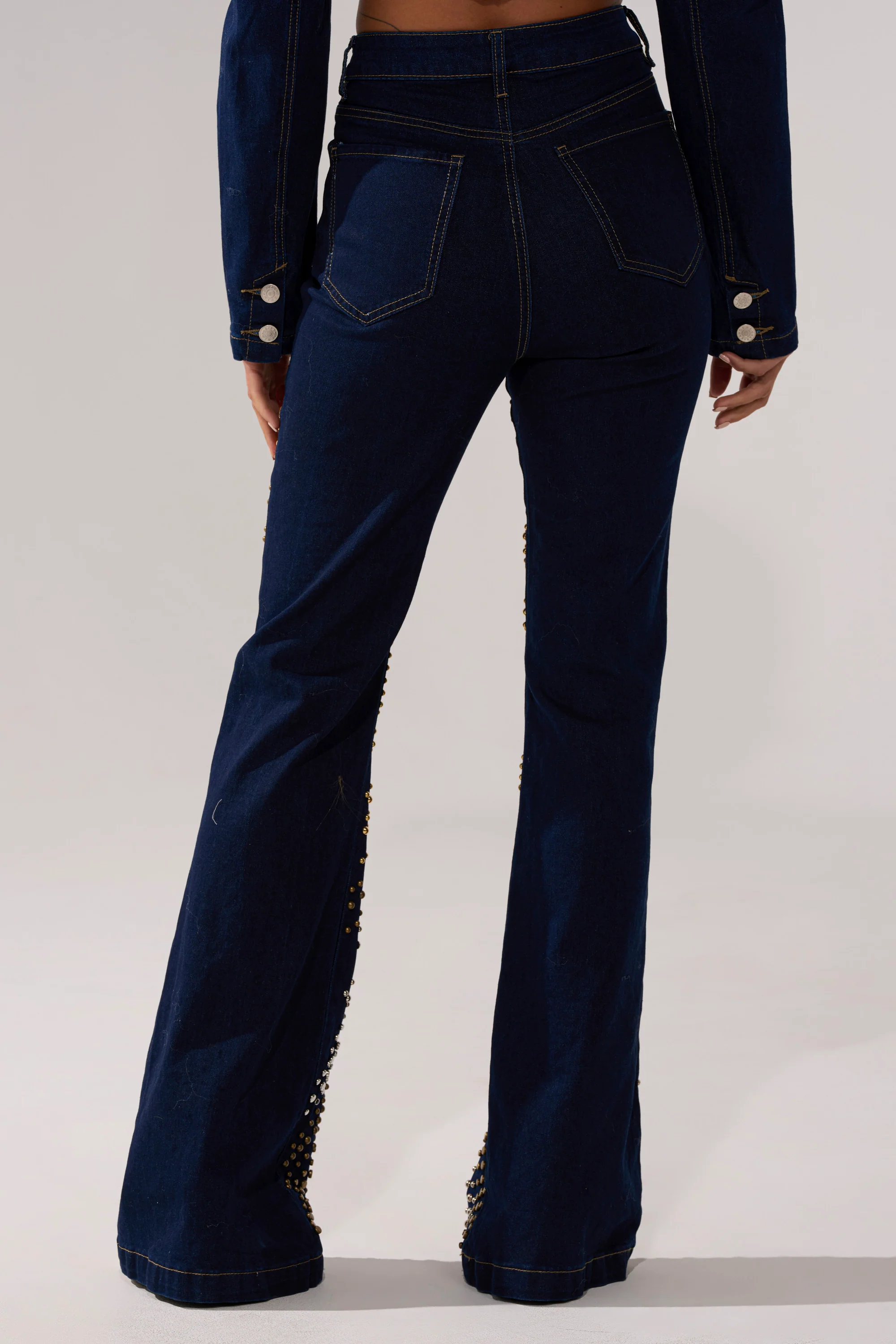 CHEYENNE STUDDED FLARE DENIM - Image 5