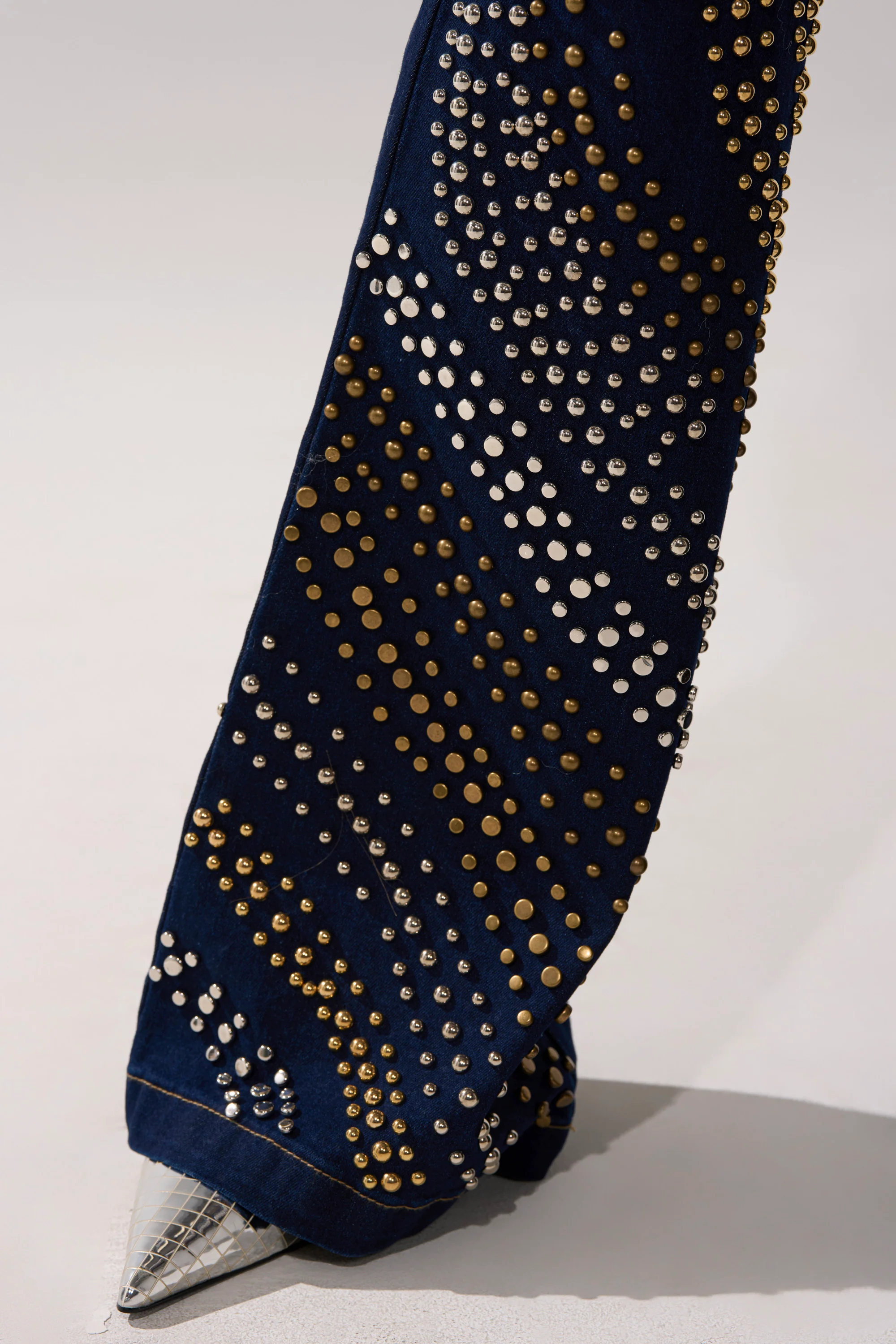 CHEYENNE STUDDED FLARE DENIM - Image 8