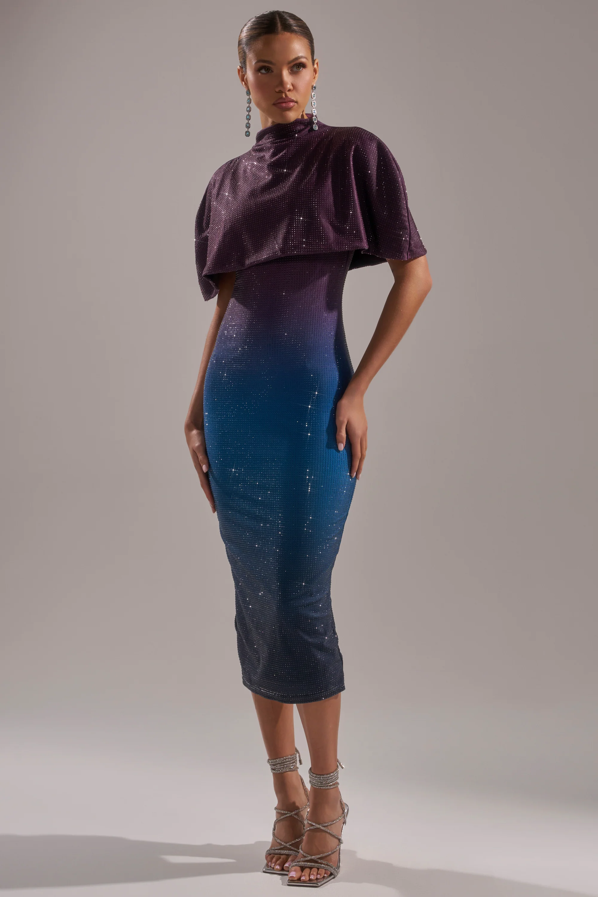 CHIC AF RHINESTONE MIDI DRESS - Image 2