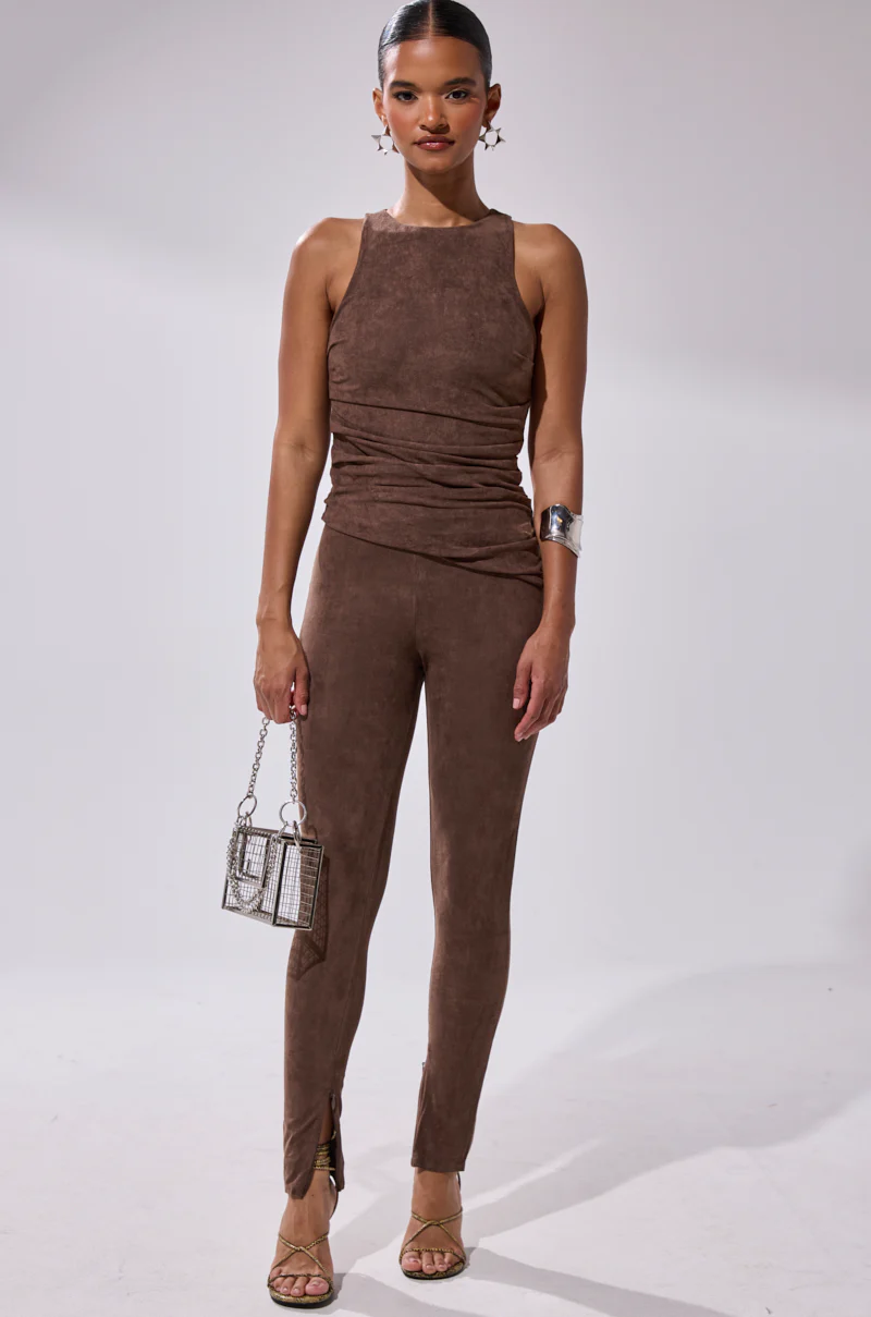 CHOCOLATE HEAVEN SUEDE BLOUSE - Image 6