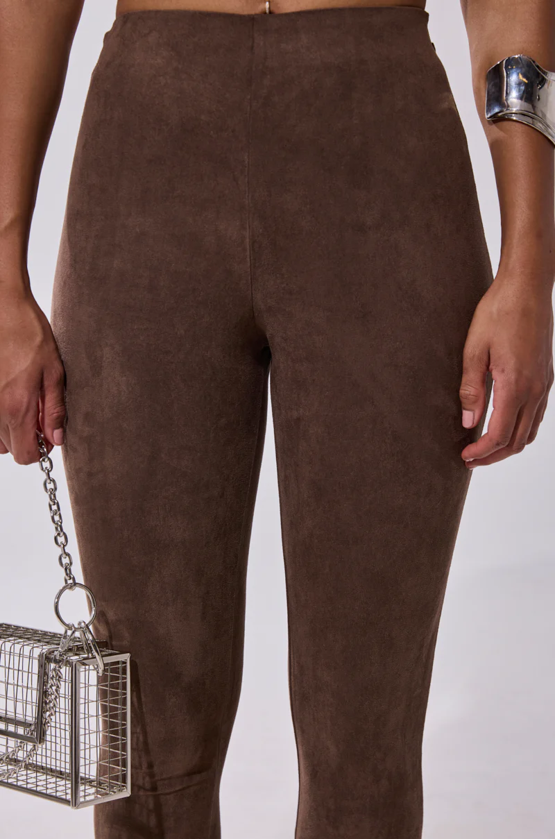 CHOCOLATE HEAVEN SUEDE LEGGING - Image 8