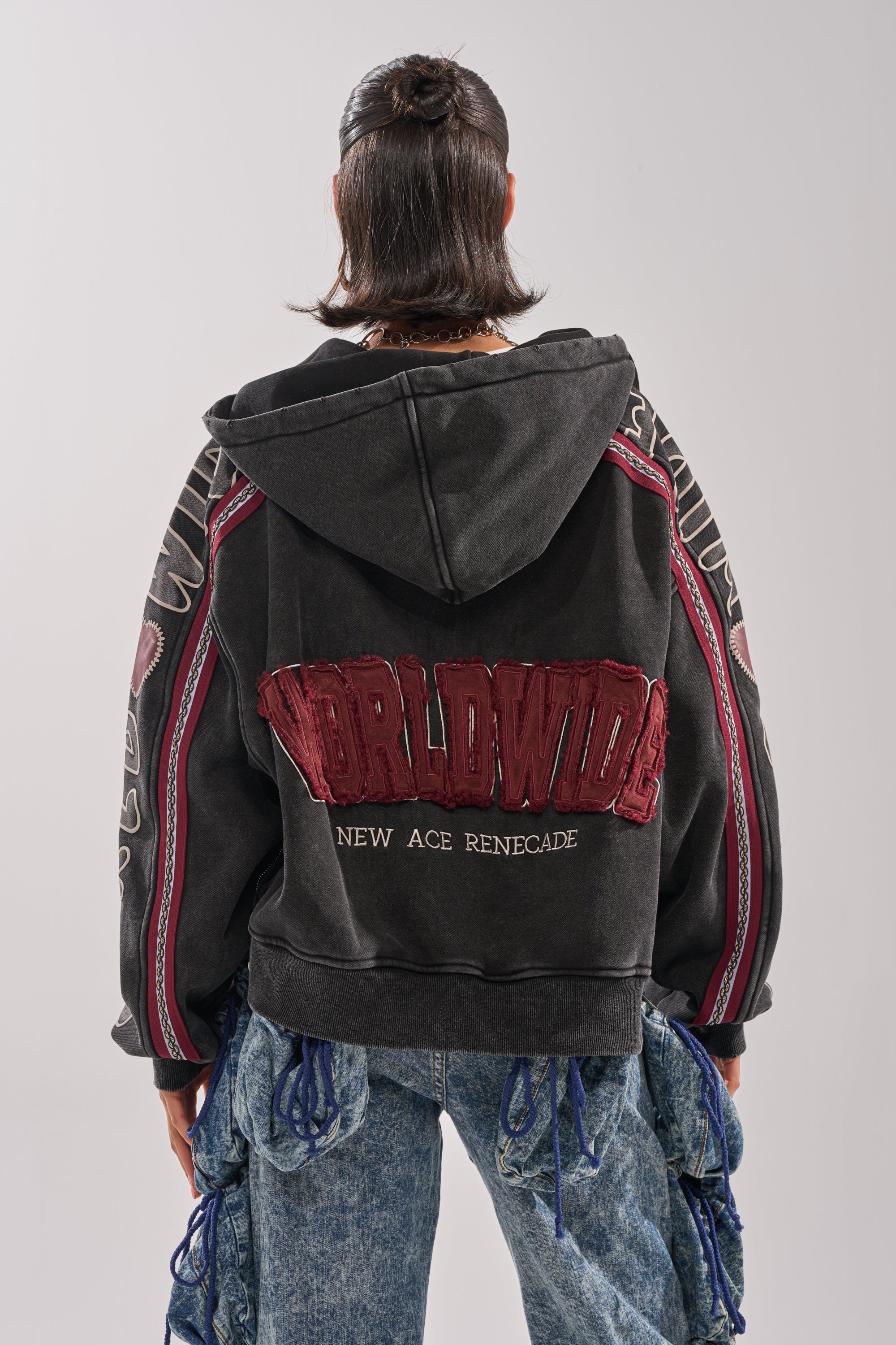 CITY LIVING GRAPHIC ZIP UP SWEATSHIRT - Image 7
