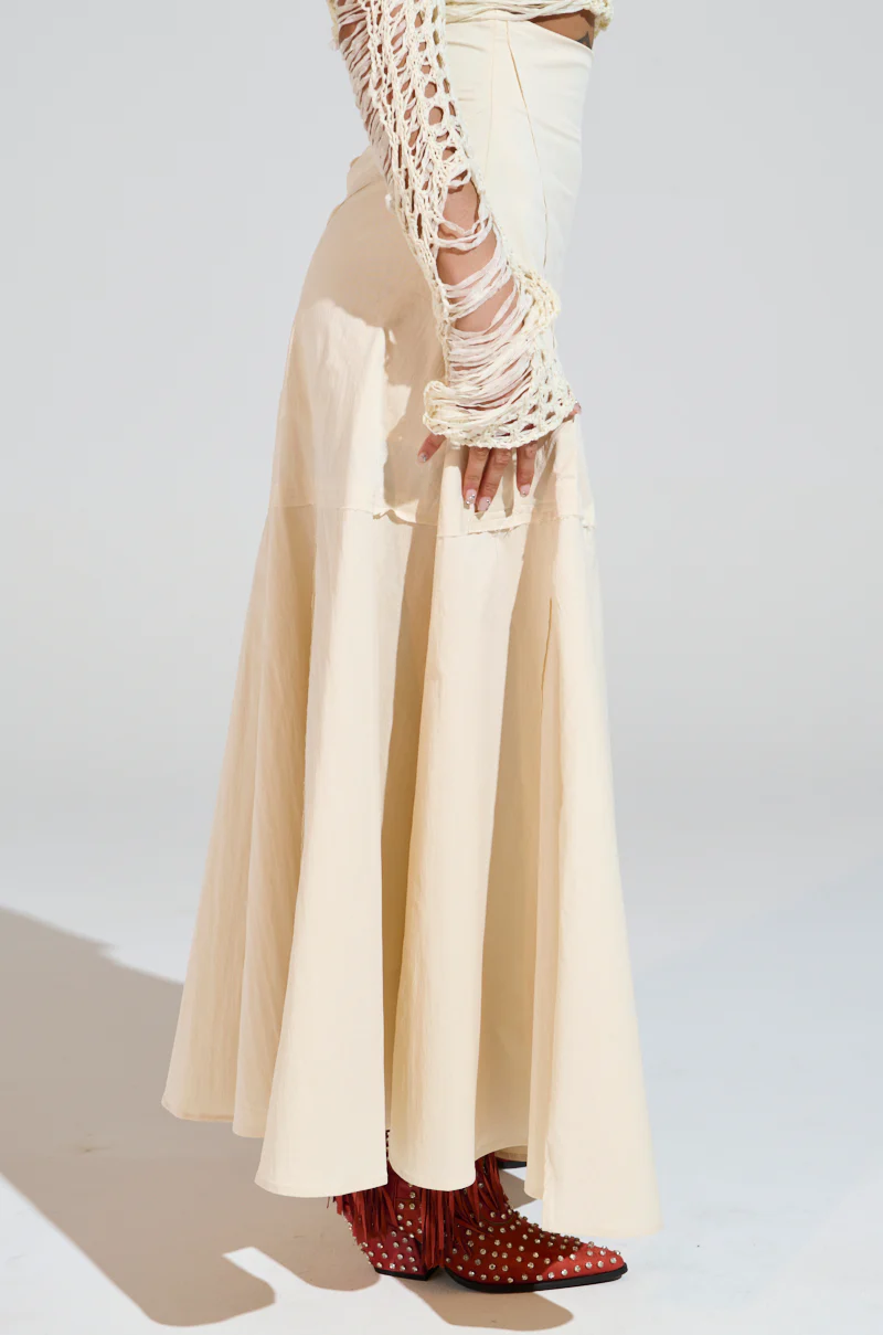 CLAIRE EXPOSED SEAMS MIDI SKIRT - Image 5