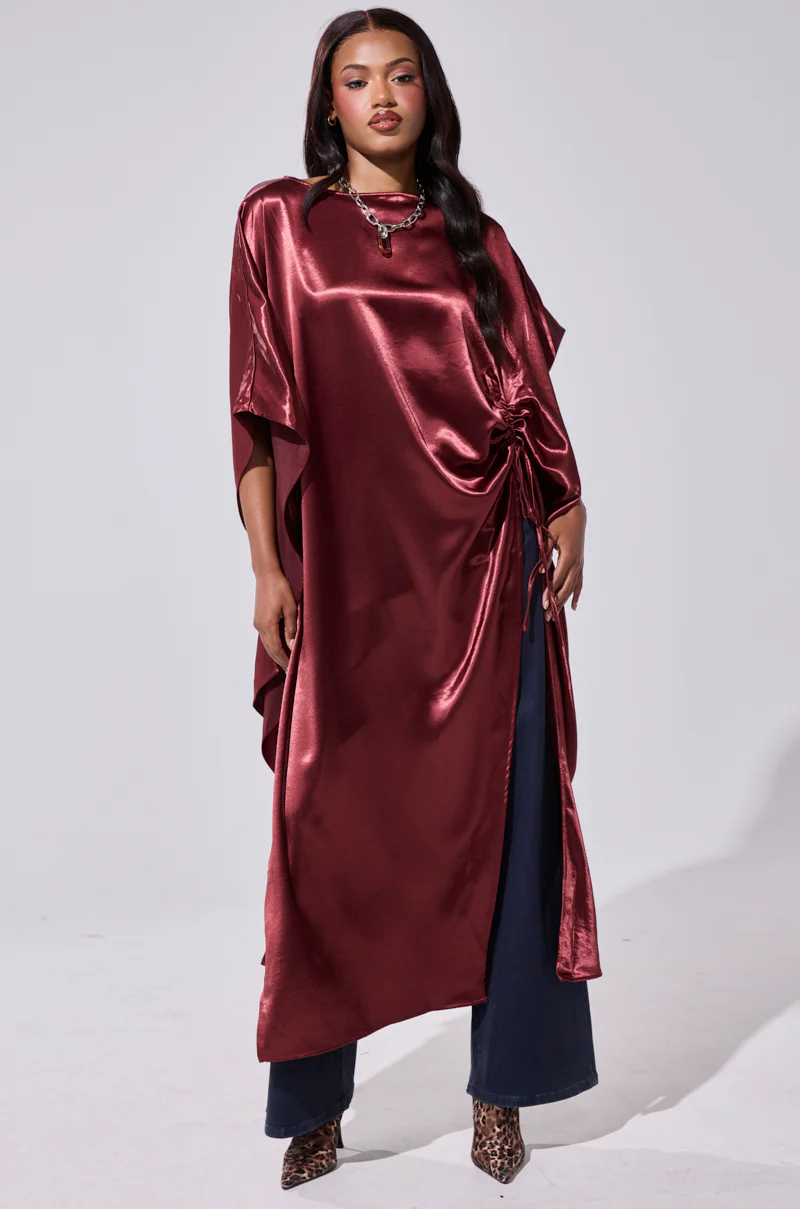 CLARA SIDE RUCHED BLOUSE