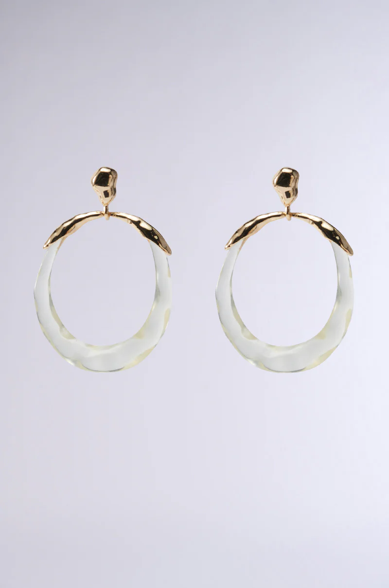 CLEARLY A YES EARRING