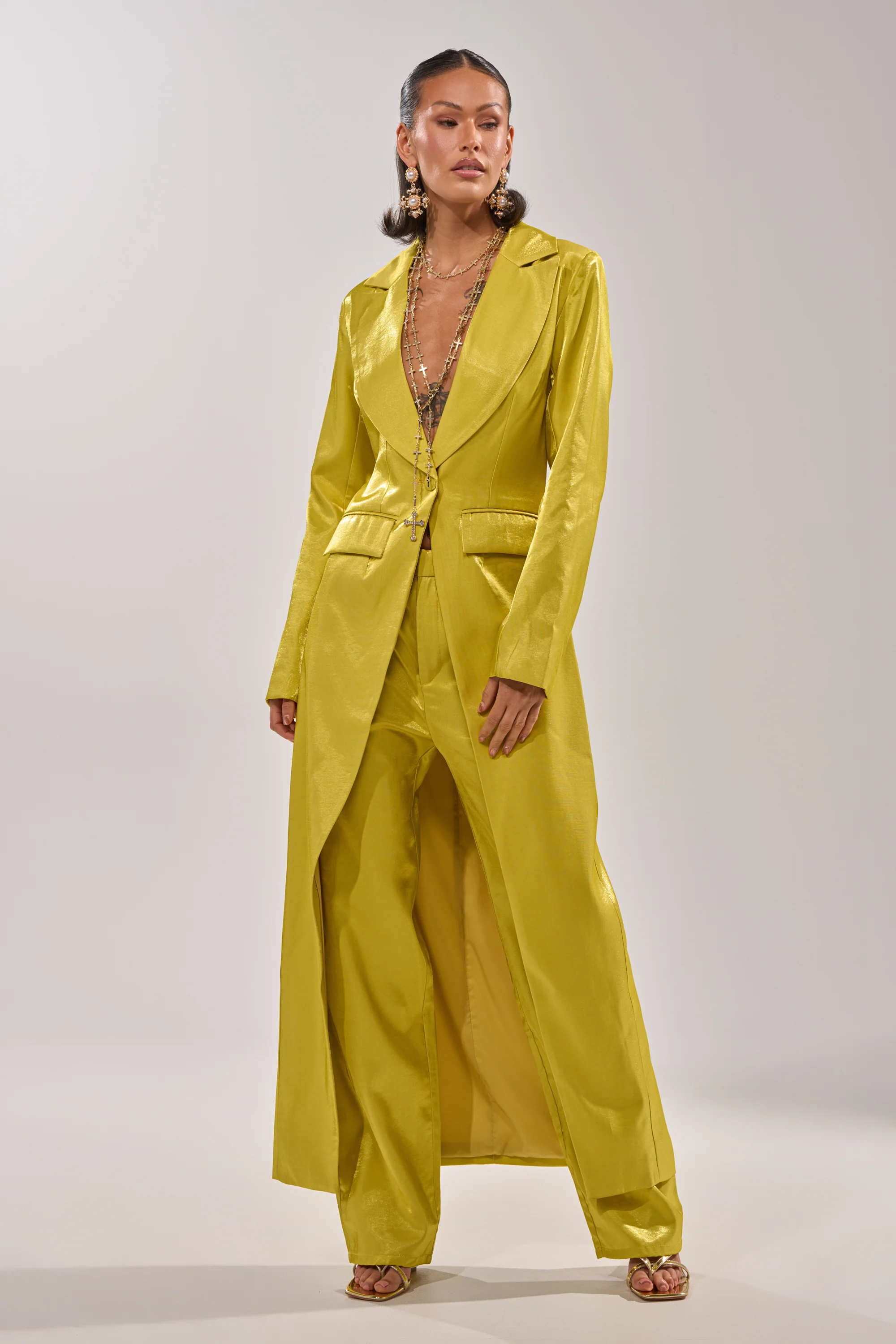 CLEO TRENCH IN CHARTREUSE - Image 3