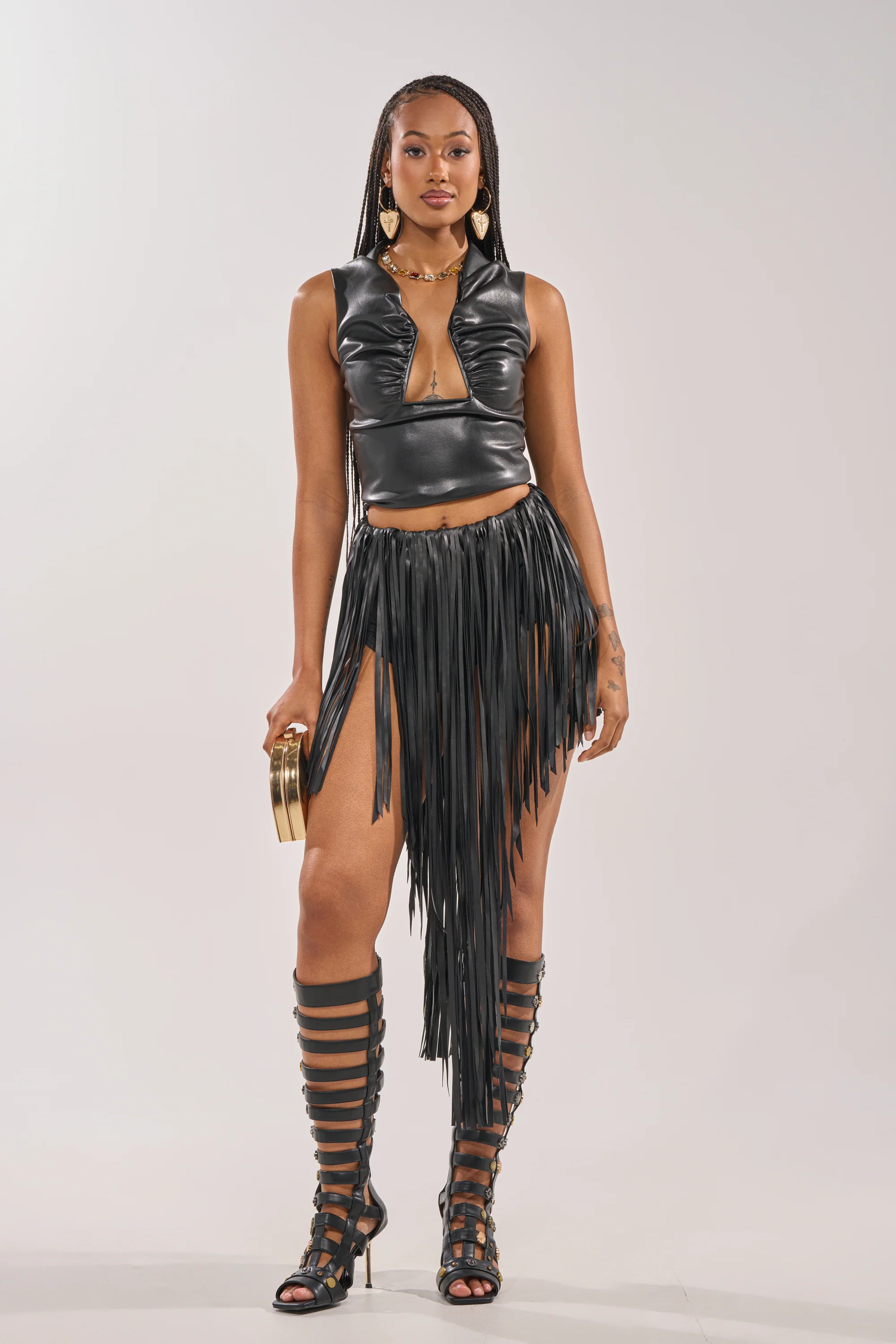 COACHELLA FRINGE SKIRT - Image 9