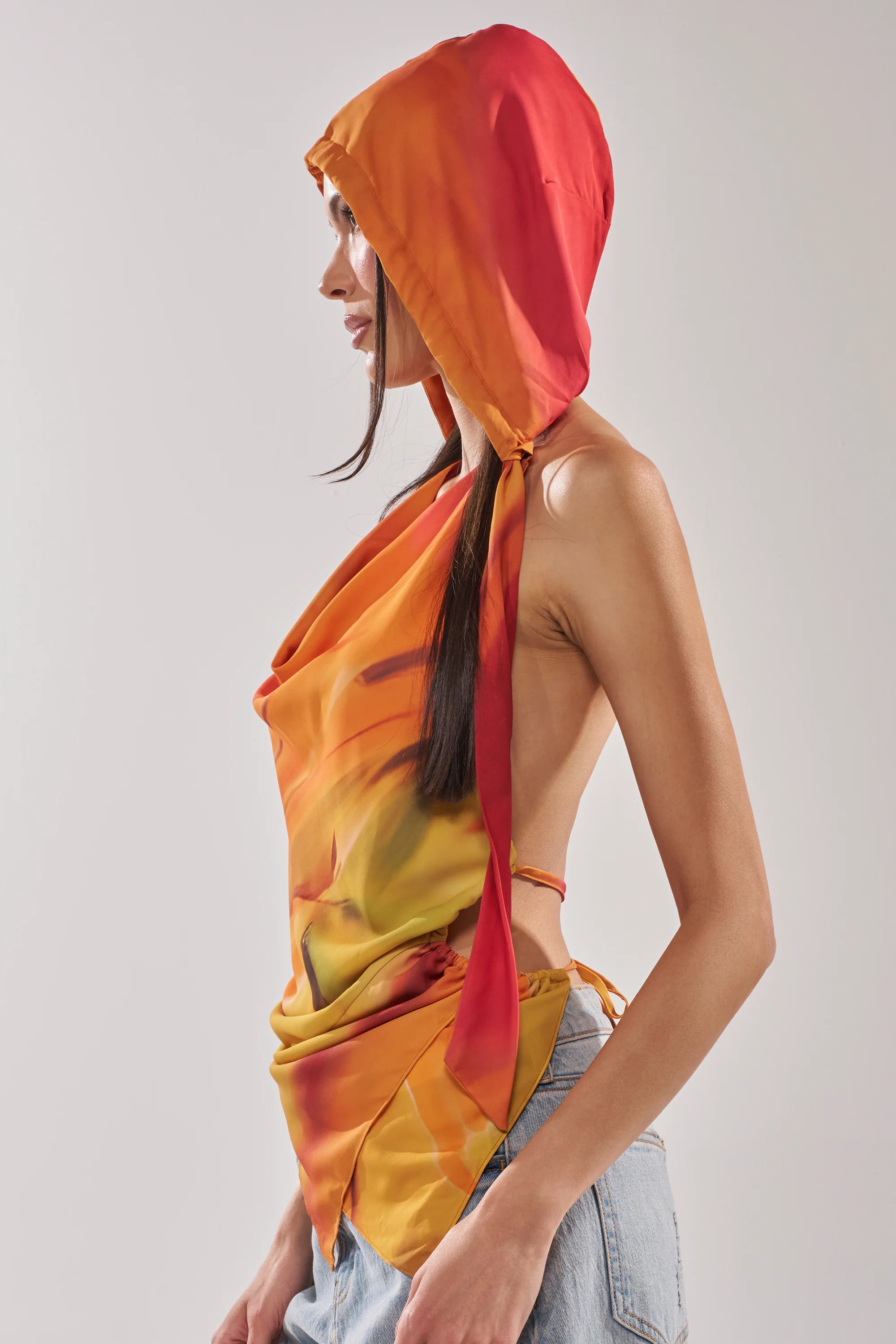 COASTAL HOODED HALTER TOP - Image 7