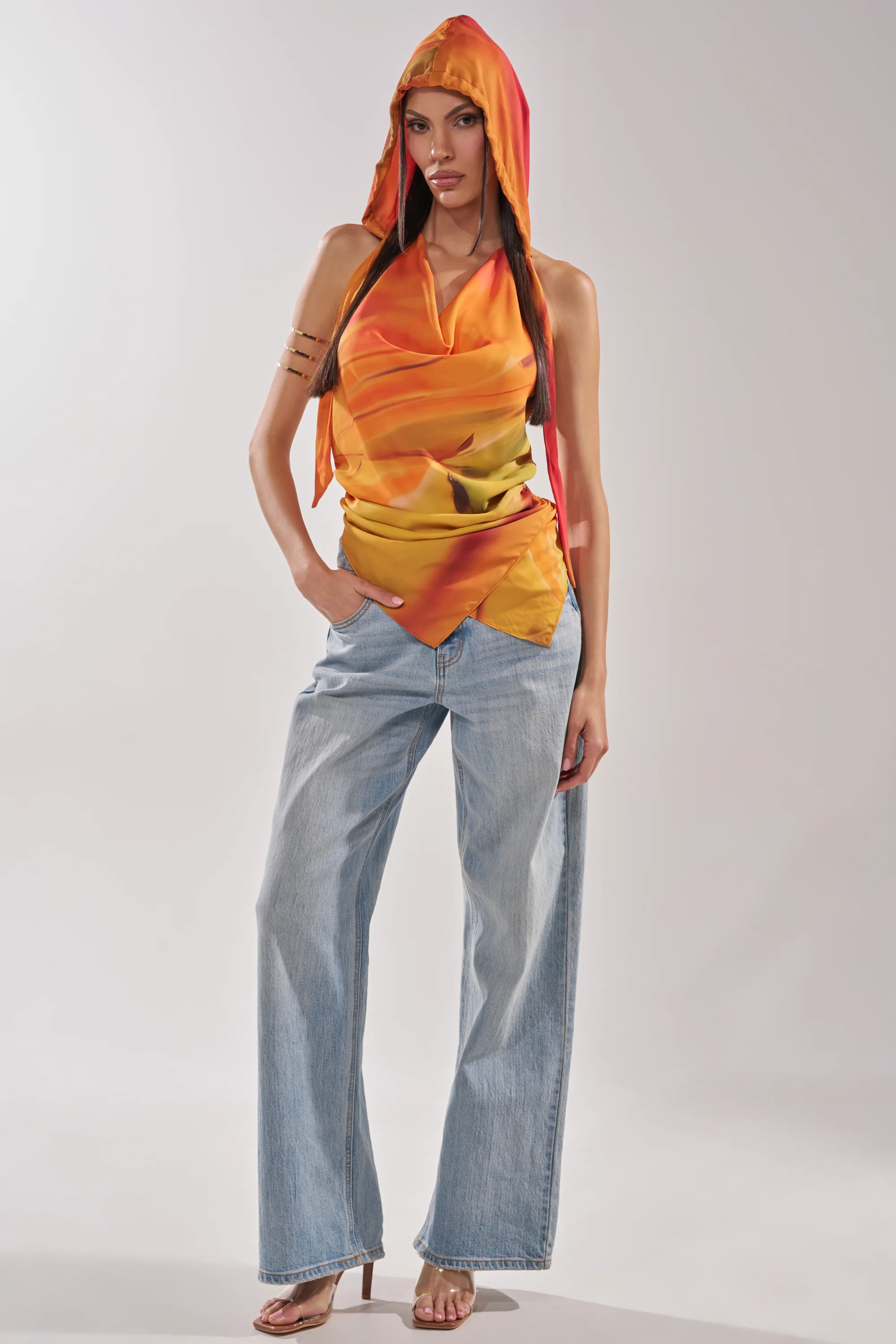 COASTAL HOODED HALTER TOP - Image 9