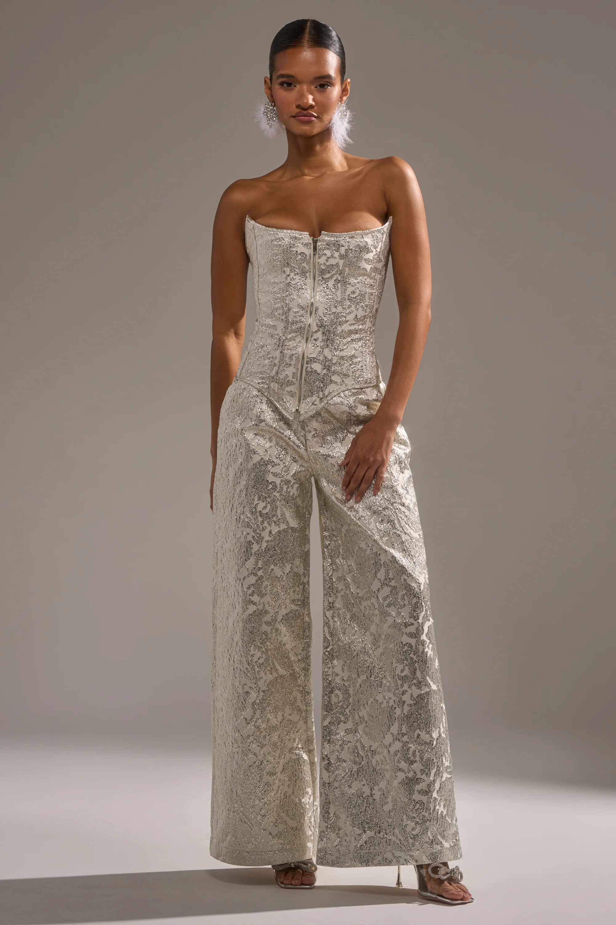 COCO BROCADE TROUSER - Image 5