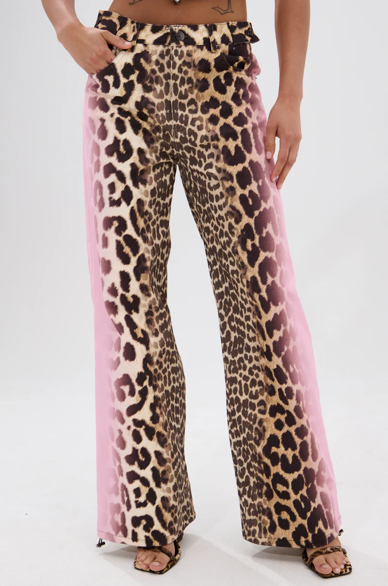 COCO LEOPARD PRINT DENIM - Image 2