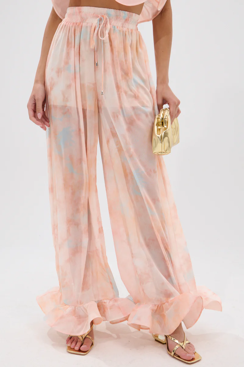 COLORFUL SKY OMBRE PALAZZO PANT - Image 3