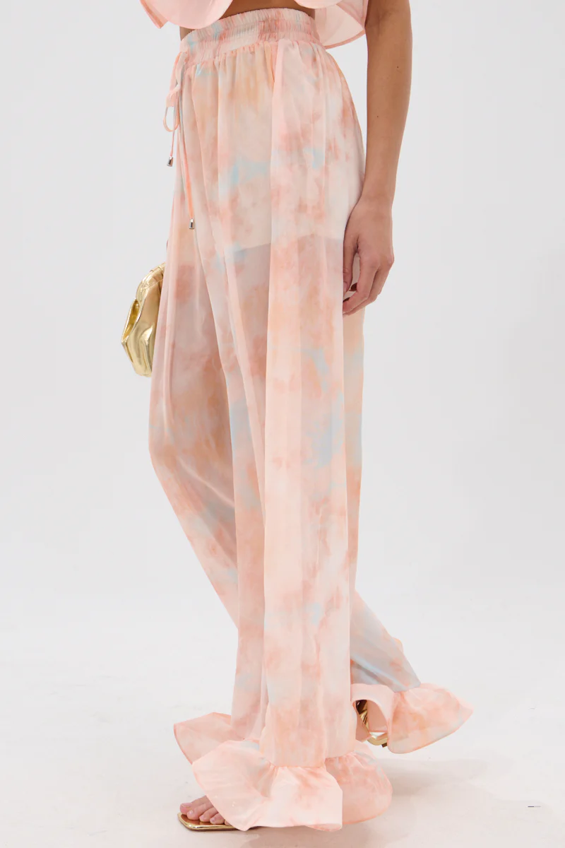 COLORFUL SKY OMBRE PALAZZO PANT - Image 4
