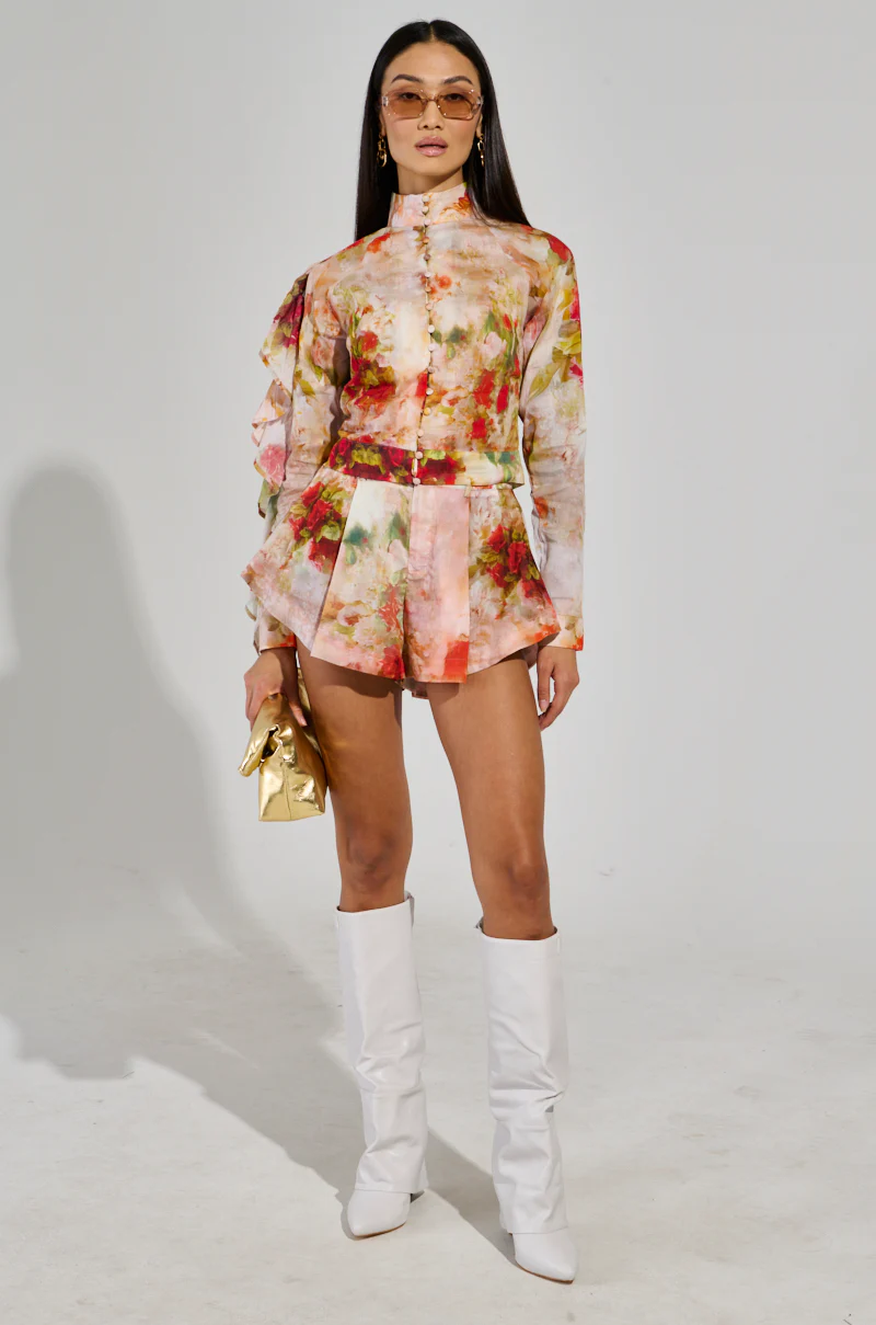 CONCEITED AF FLORAL FASHION SHORT - Image 6