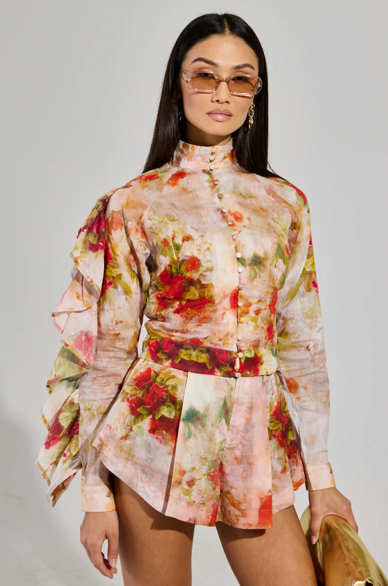 CONCEITED AF FLORAL BLOUSE - Image 3