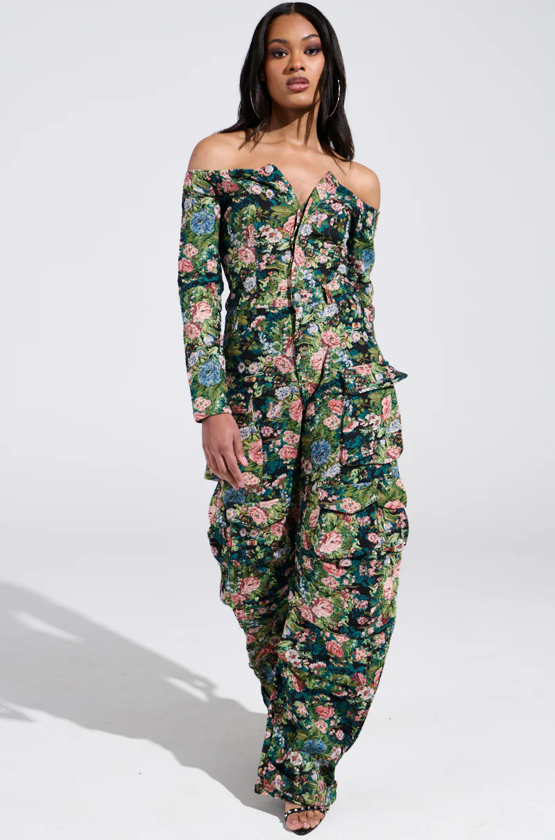 COOLEST IN THE ROOM TAPESTRY JUMPSUIT - Image 2