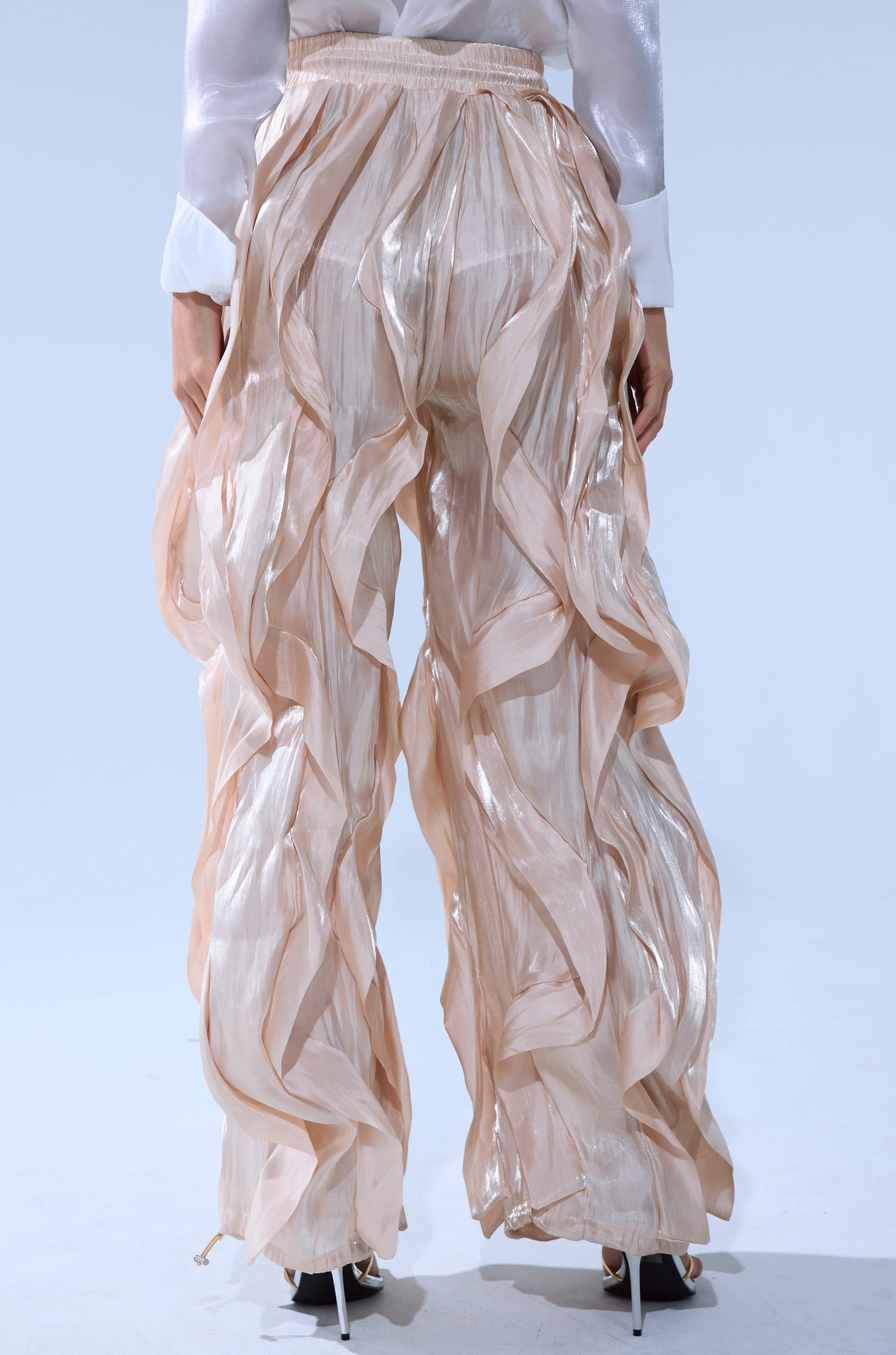 COOLEST ON THE BLOCK SATIN JOGGER - Image 5