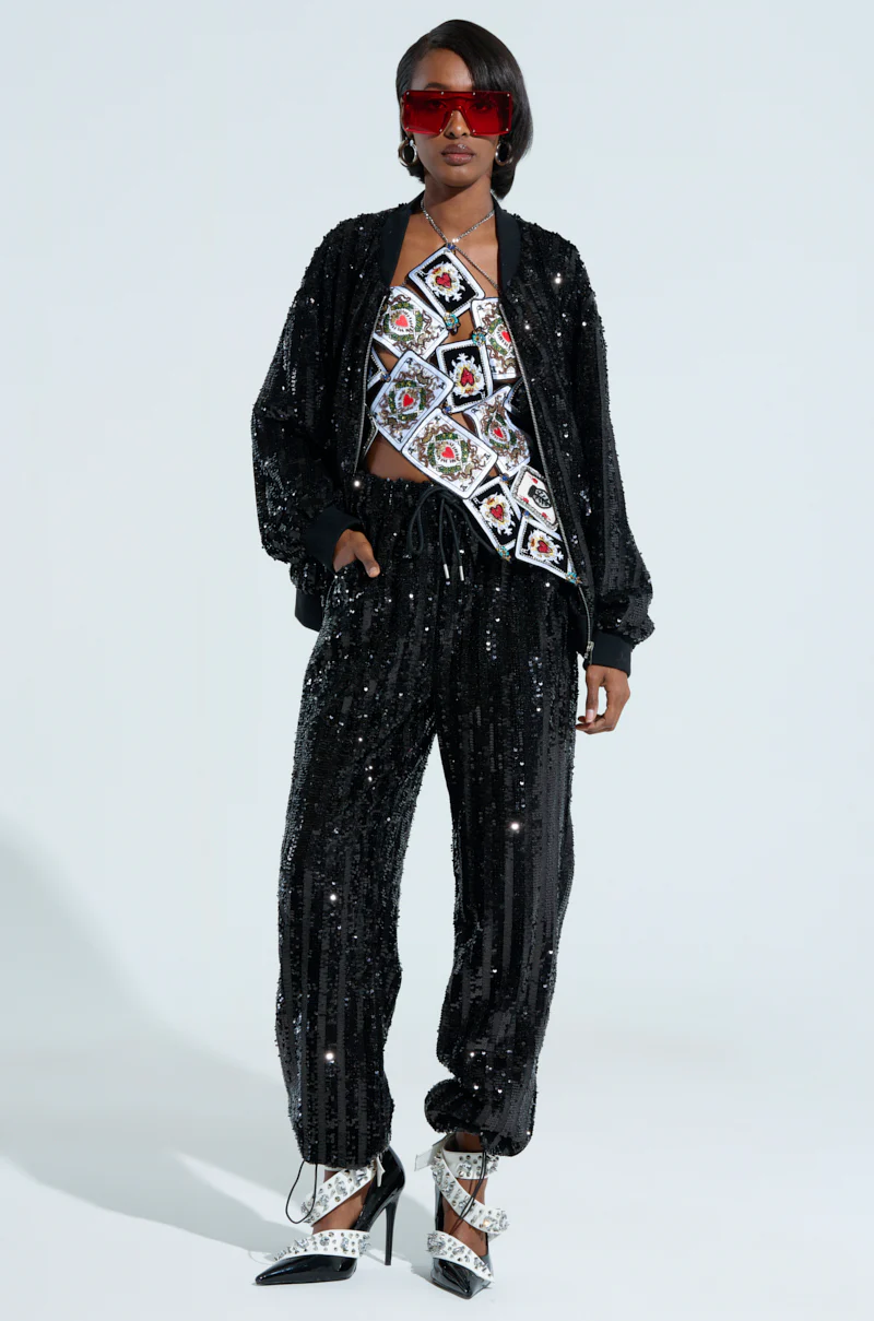 COSMIC SEQUIN JOGGER