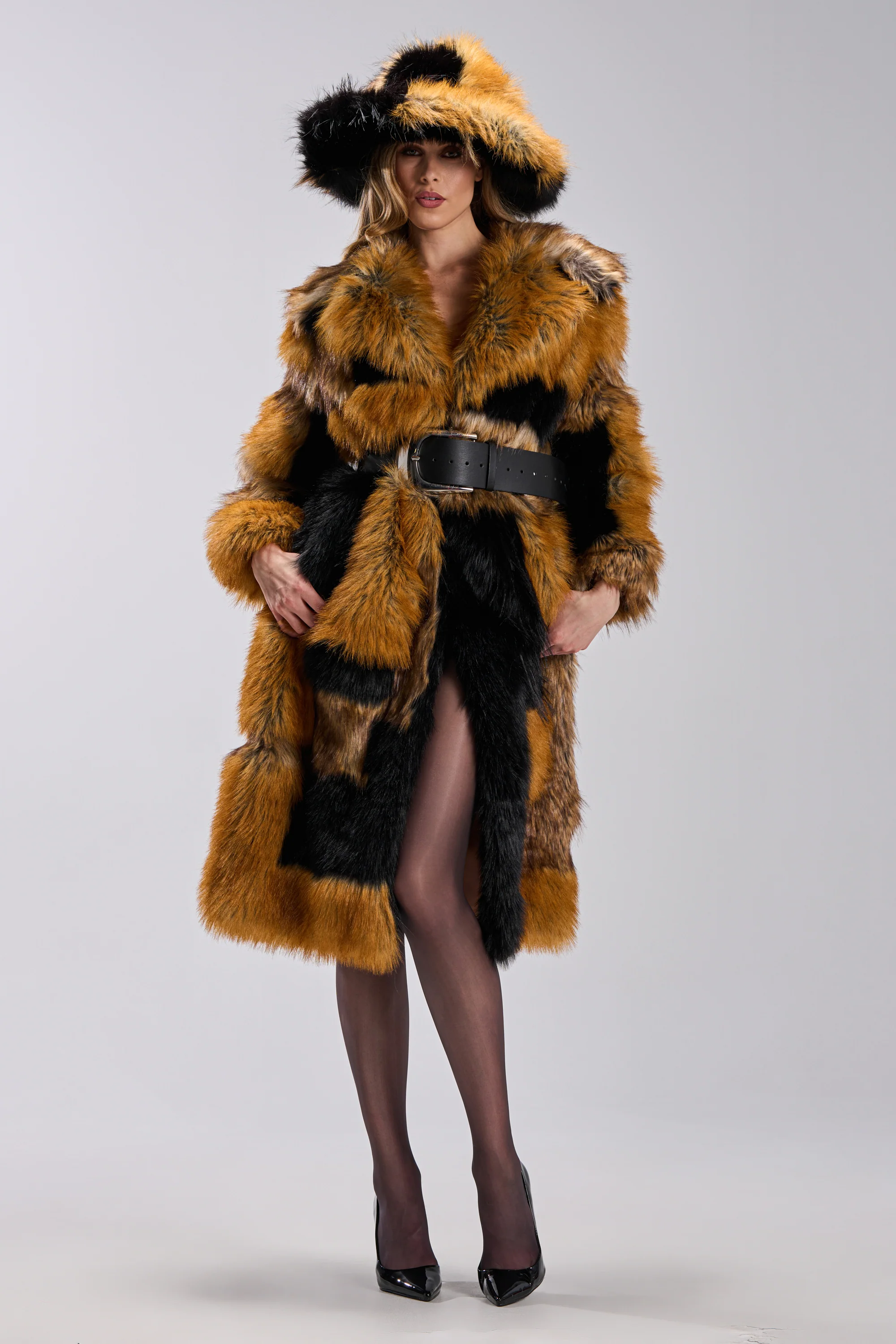 COSMO PATCHWORK FAUX FUR - Image 3