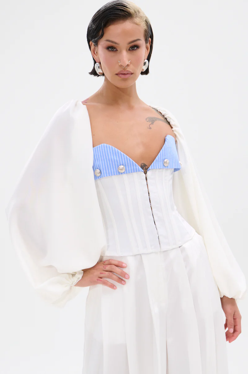 COVER UP CHIFFON SHRUG - Image 2